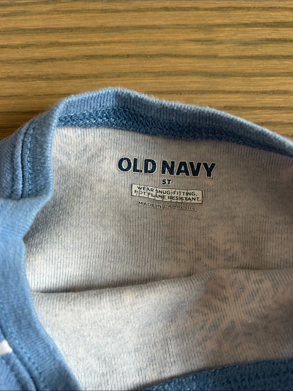 Old Navy Kids Set: White Snowflake & Blue Polar Bear Pajamas